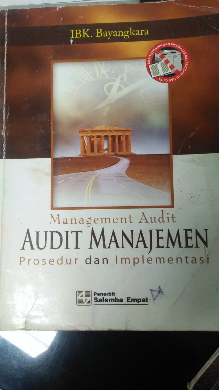 Cover AUDIT MANAJEMEN :  Prosedur dan Implementasi / IBK. Bayangkara