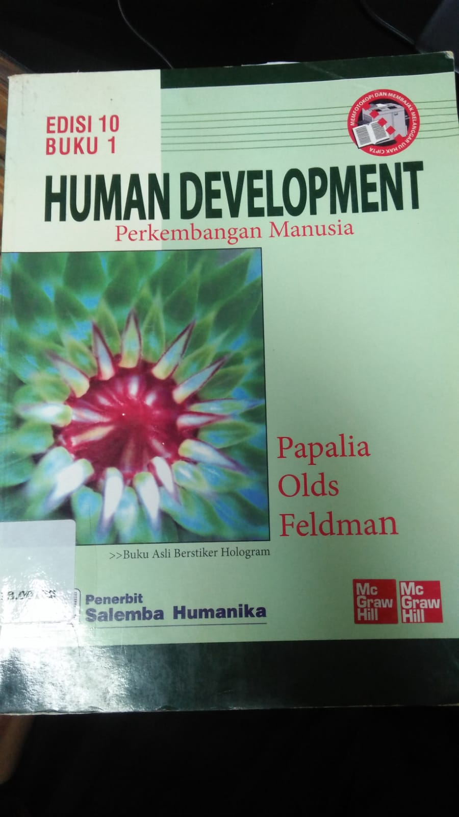 Cover HUMAN DEVELOPMENT BUKU 1 :  Perkembangan Manusia Edisi 10 / Diane E. Papalia