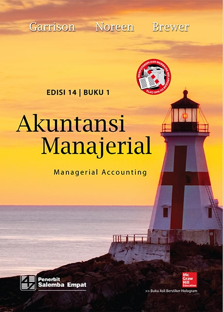 Cover AKUNTANSI MANAJERIAL, EDISI 14 BUKU 1 :  Managerial Accounting / Garrison ; Noreen ; Brewer
