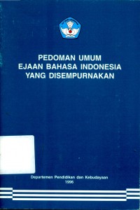 Cover Pedoman Umum Ejaan Bahasa Indonesia yang Disempurnakan