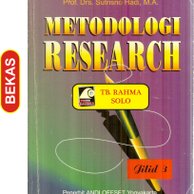 Cover METODOLOGI RESEARCH / Sutrisno Hadi