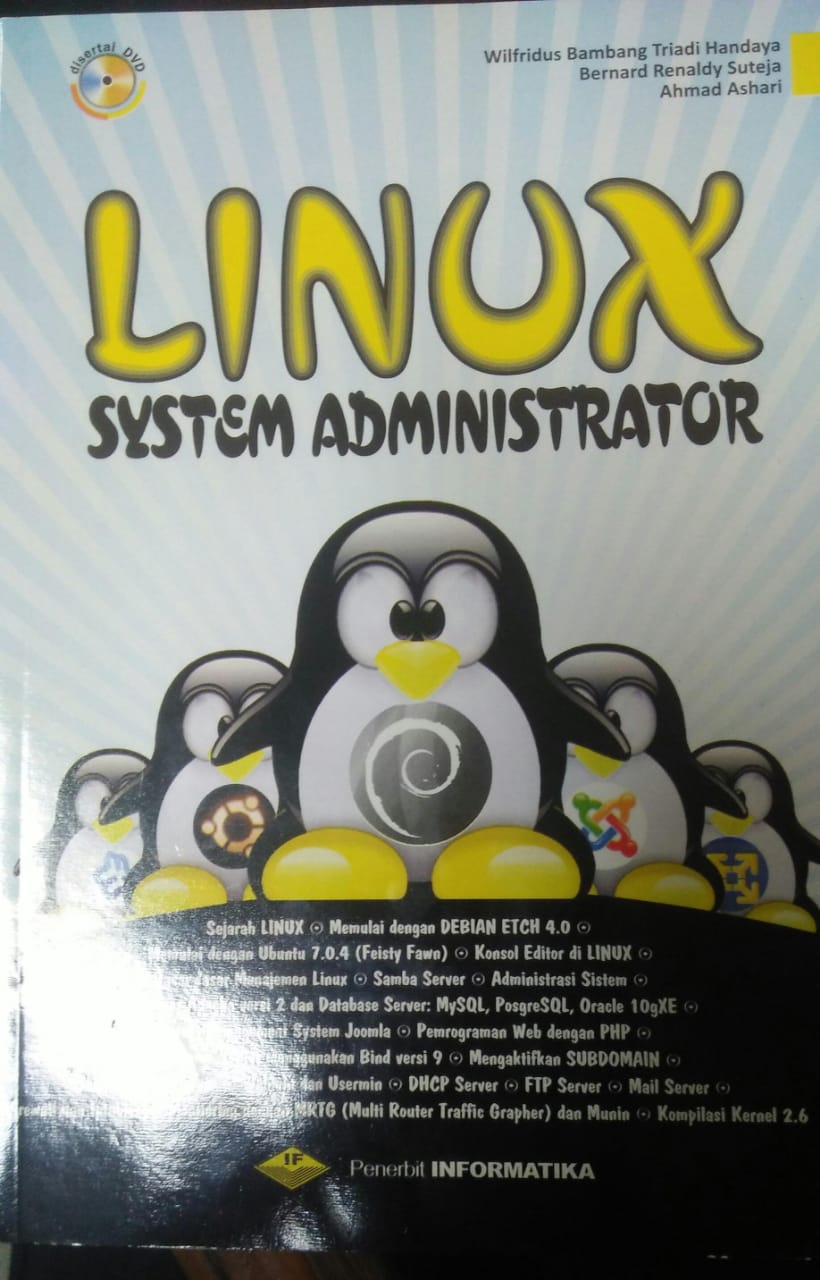 Cover LINUX SYSTEM ADMINISTRATOR / Wilfridus Bambang Triadi Handaya