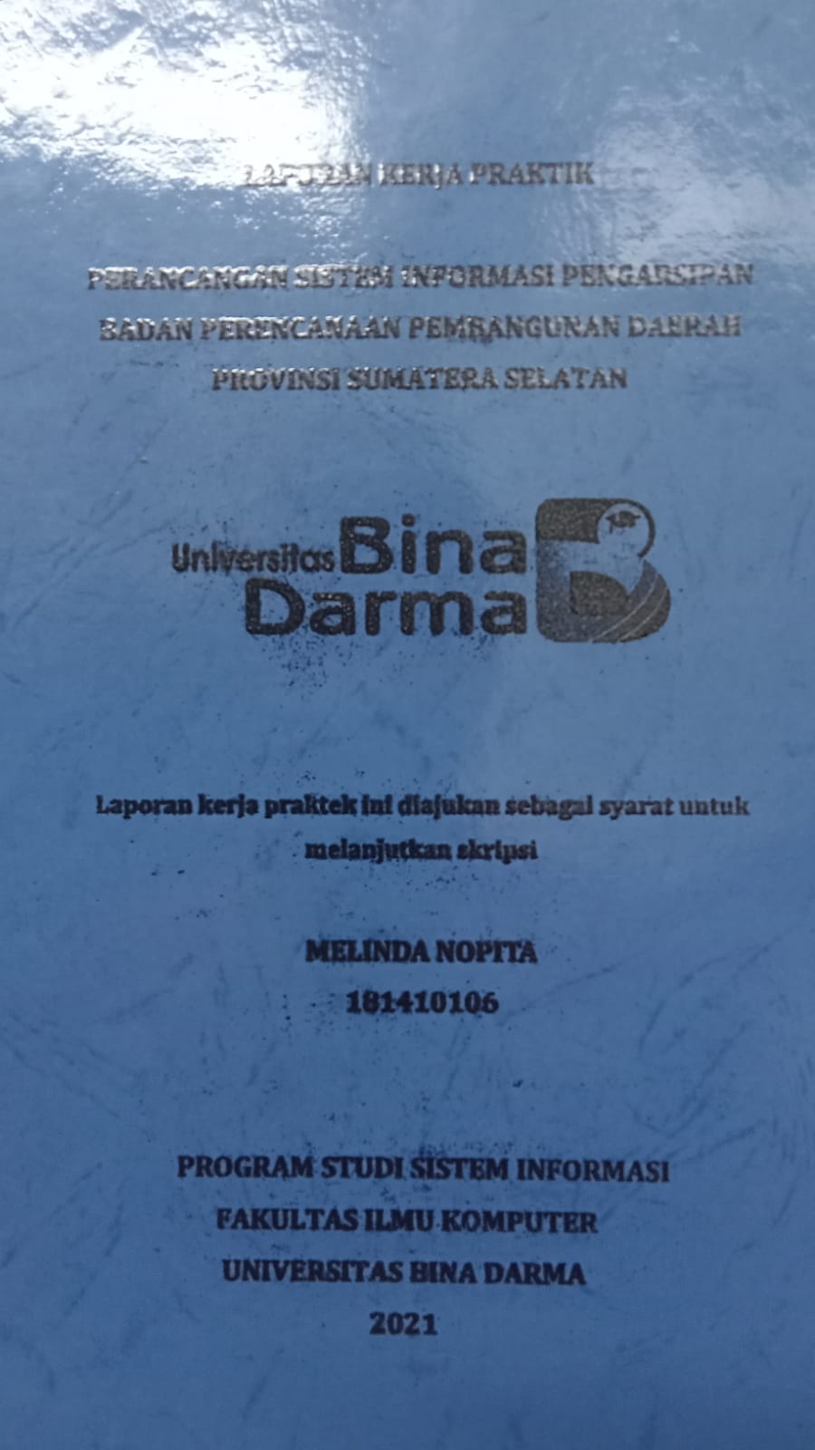 Cover PERANCANGAN / MELINDA NOPITA