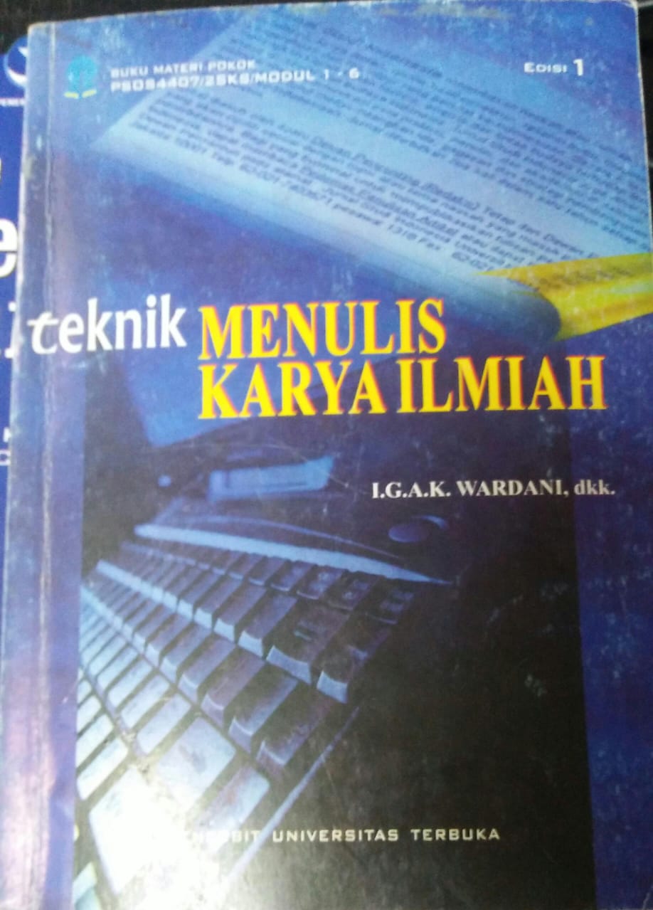 Cover TEKNIK MENULIS KARYA ILMIAH / Wardani