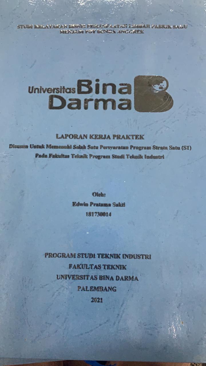 Cover STUDI KELAYAKAN BISNIS PEMANFAATAN LIMBAH PABRIK SAGU MENJADI POT BUNGA ANGGREK / EDWIN PRATAMA SAKTI