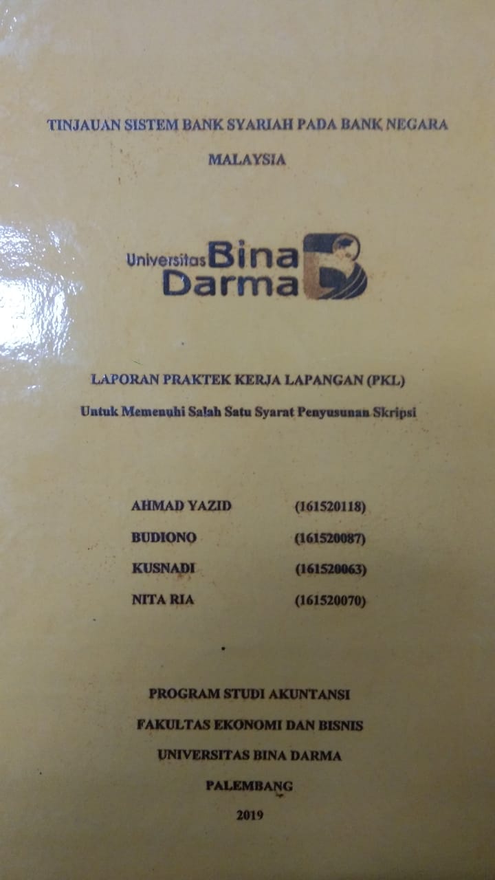 Cover TINJAUAN SISTEM BANK SYARIAH PADA BANK NEGARA MALAYSIA / AHMAD YAZID DKK