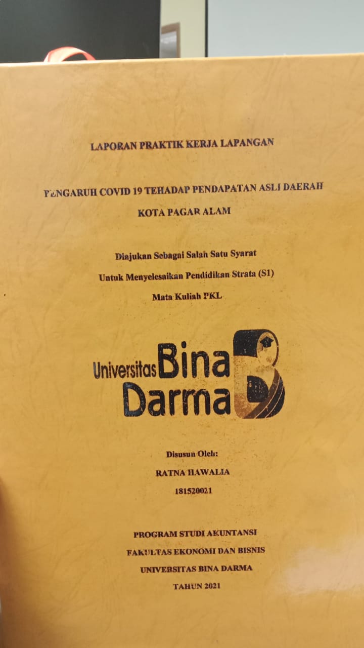 Cover PENGARUH COVID 19 TERHADAPA PENDAPATAN ASLI DAERAH KOTA PAGAR ALAM / RATNA HAWALIA