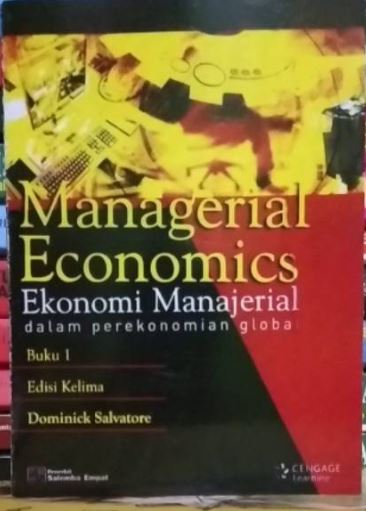 Cover Managerial Economics :  dalam perekonomian global / Dominick Salvatore