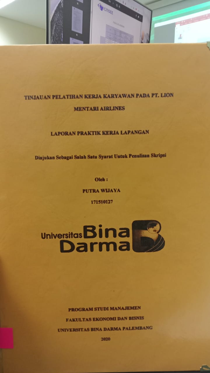 Cover TINJAUAN PELATIHAN KERJA PADA PT. LION MENTARI AIRLINES / PUTRA WIJAYA