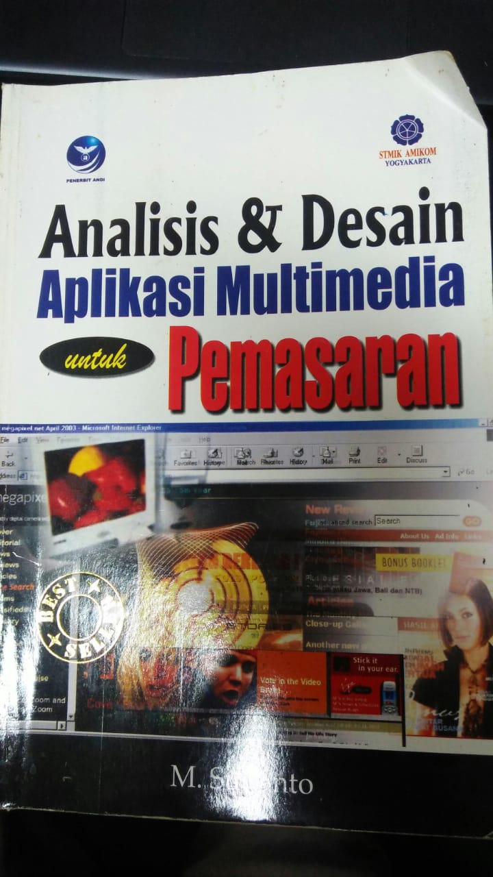 Cover ANALISIS & DESAIN APLIKASI MULTIMEDIA UNTUK PEMASARAN / Suyanto