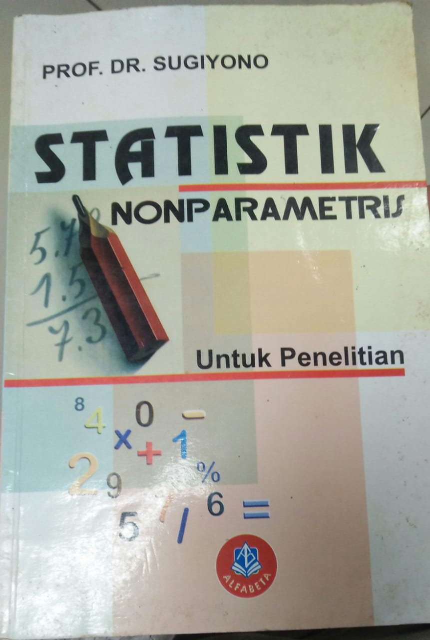 Cover STATISTIK NONPARAMETRIS UNTUK PENELITIAN / Sugiyono