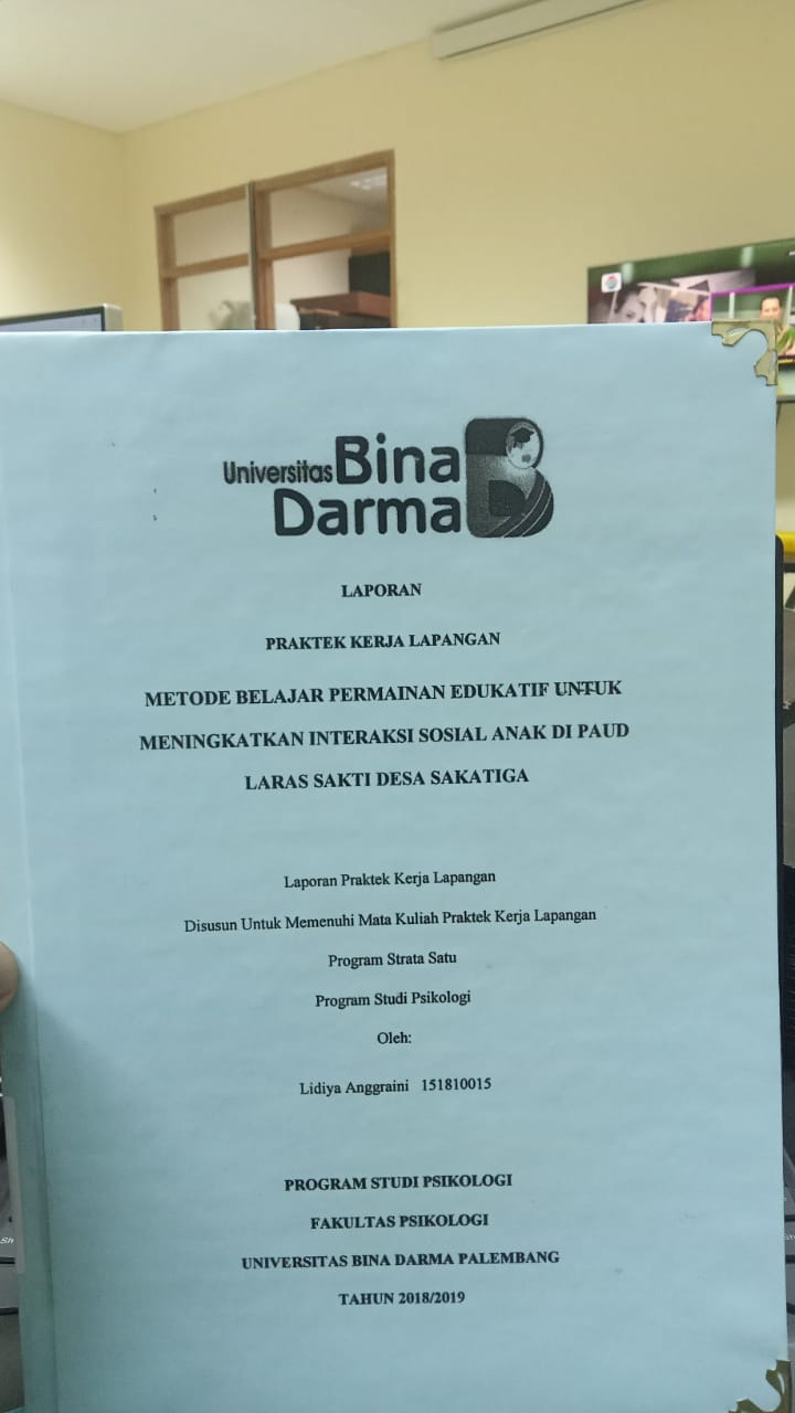 Cover METODE BELAJAR PERMAINAN EDUKATIF UNTUK MENIGKATKAN INTERAKSI SOSIL ANAK DI PAUD LARAAS SAKTI DESA SAKATIGA / LIDIYA  ANGGARAINI