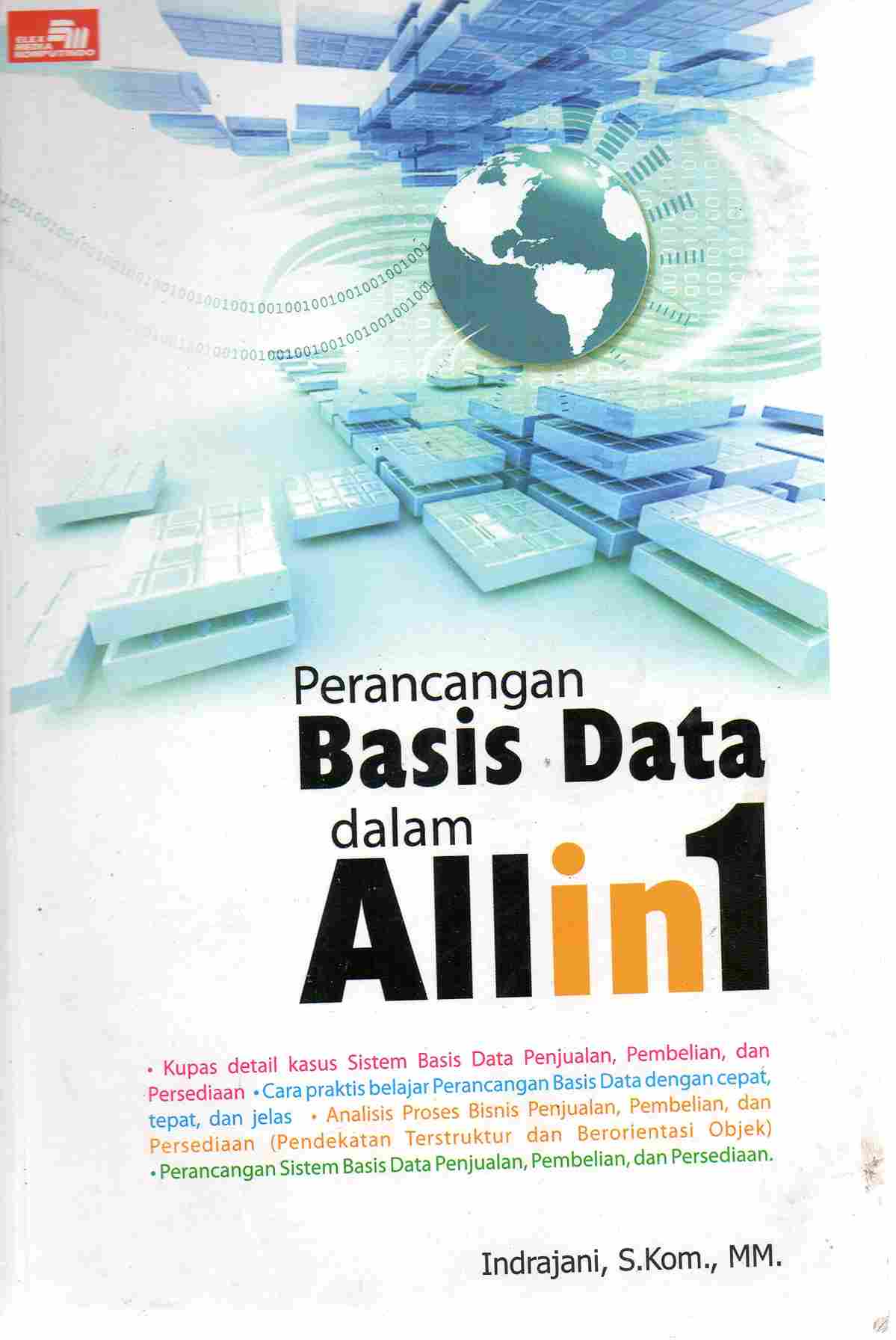 Cover PERANCANGAN BASIS DATA ALLIN1 / Indrajani
