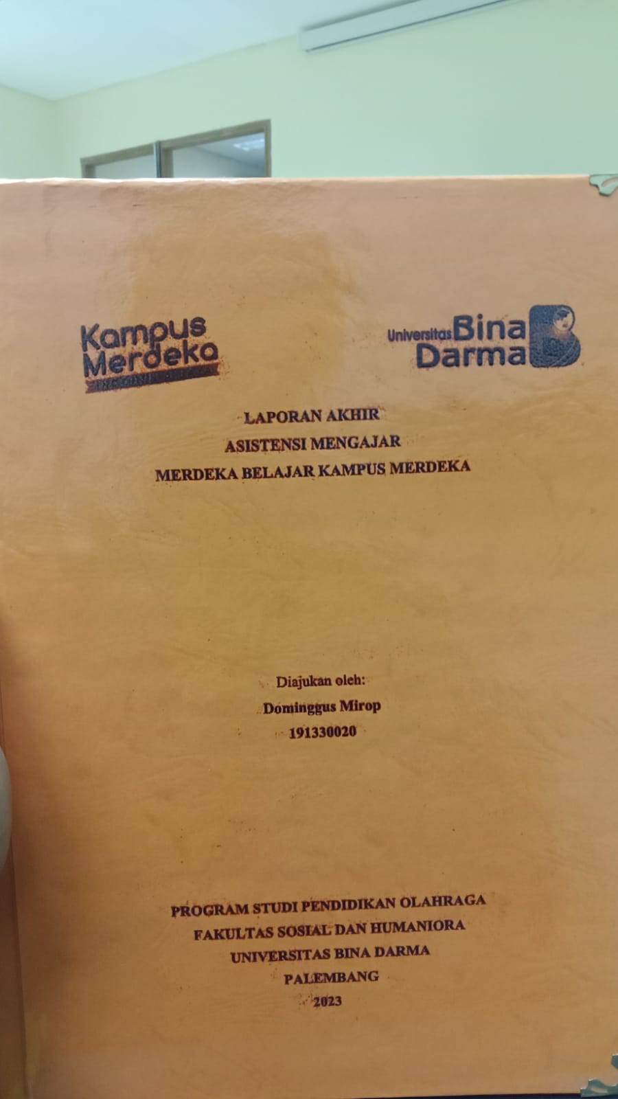 Cover ASISTENSI MENGAJAR MERDEKA BELAJAR KAMPUS MERDEKA / DOMINGGUS MIROP