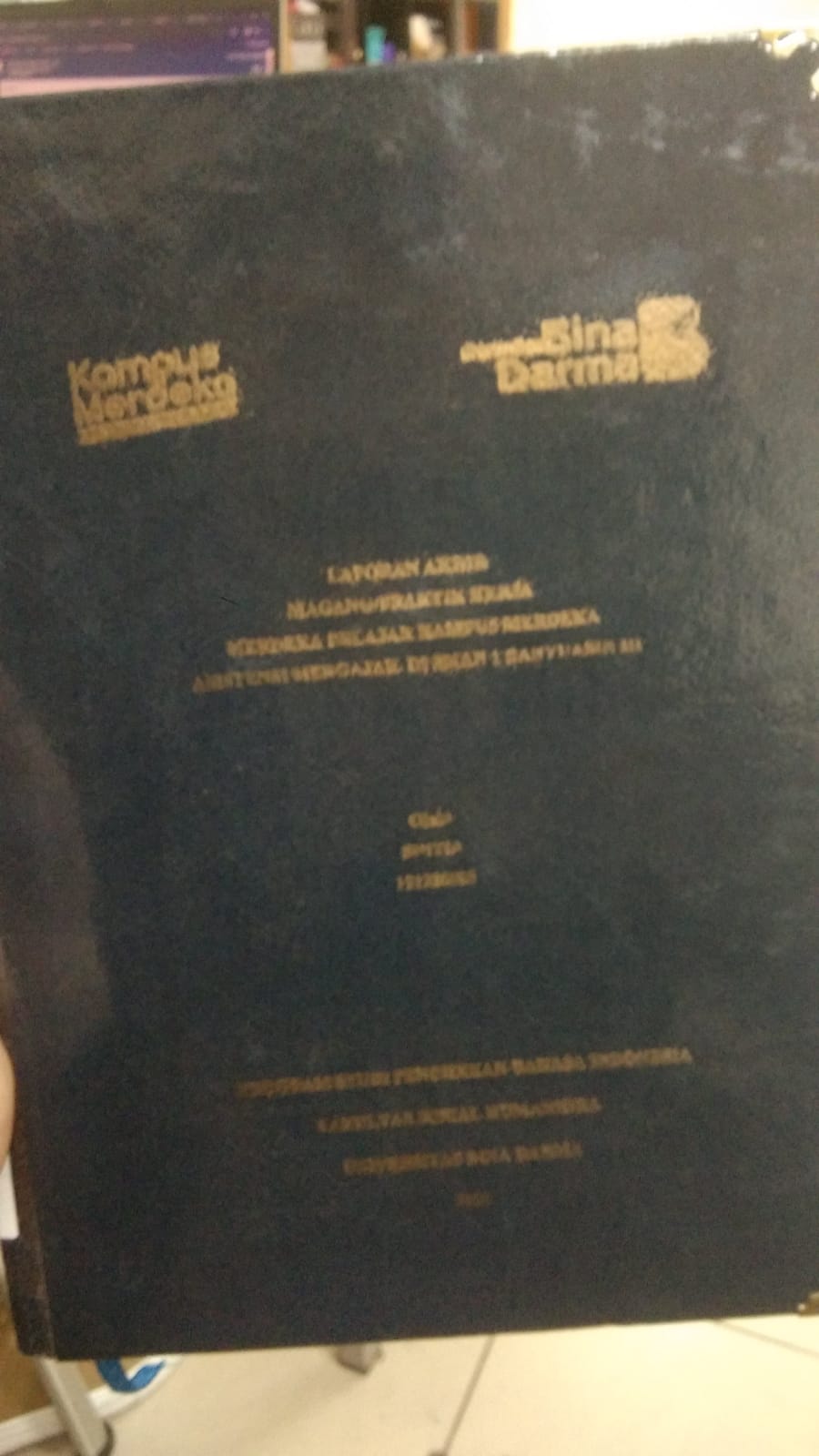 Cover LAPORAN AKHIR MAGANG/ PRAKTIK KERJA MBKM ASISTEN MENGAJAR DI SMA 1 BANYUASIN III / SINTIA