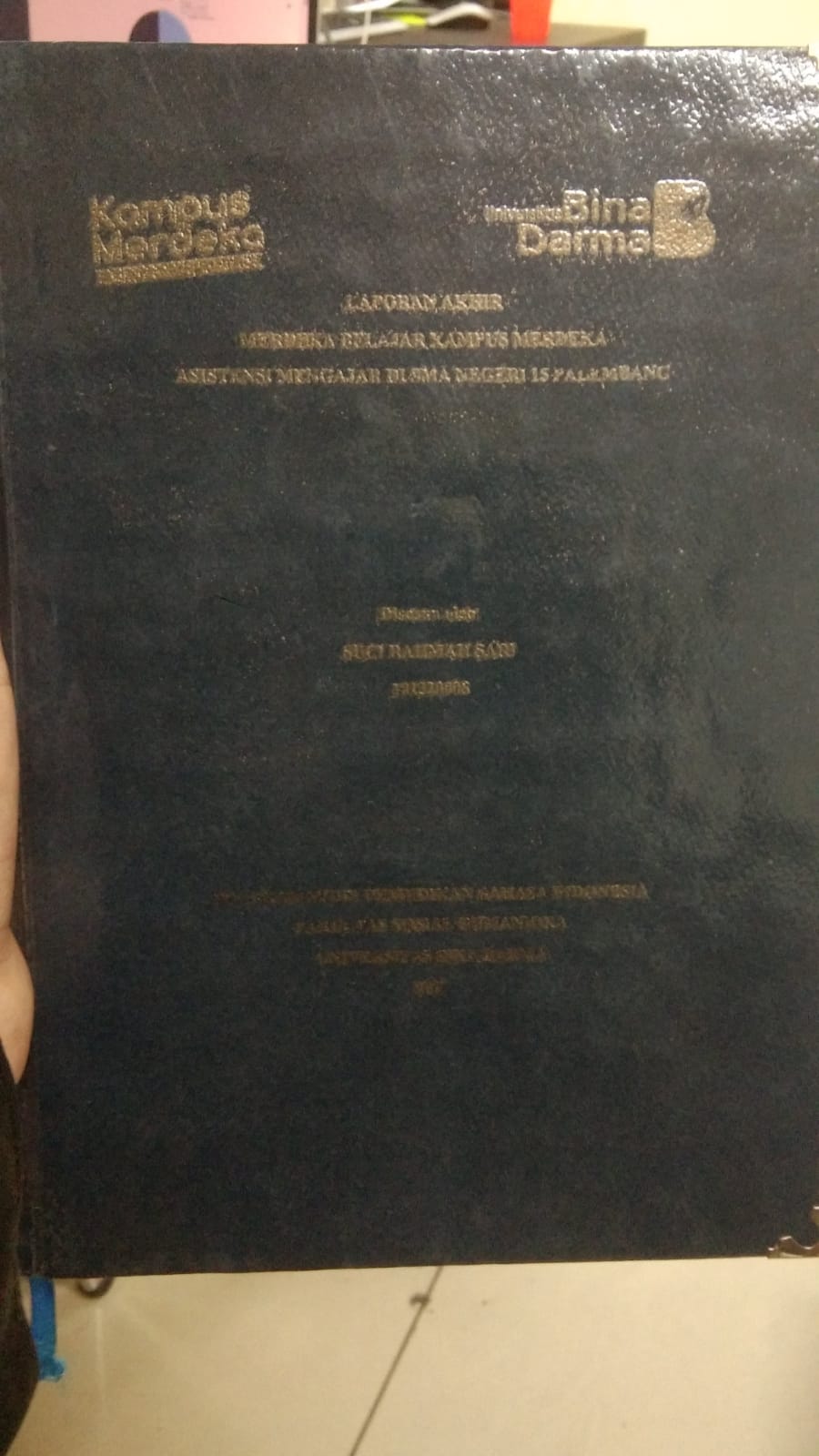 Cover LAPORAN AKHIR MBKM ASISTEN MENGAJAR DI SMA NEGERI 15 PALEMBANG / SUCI RAHMAH SARI