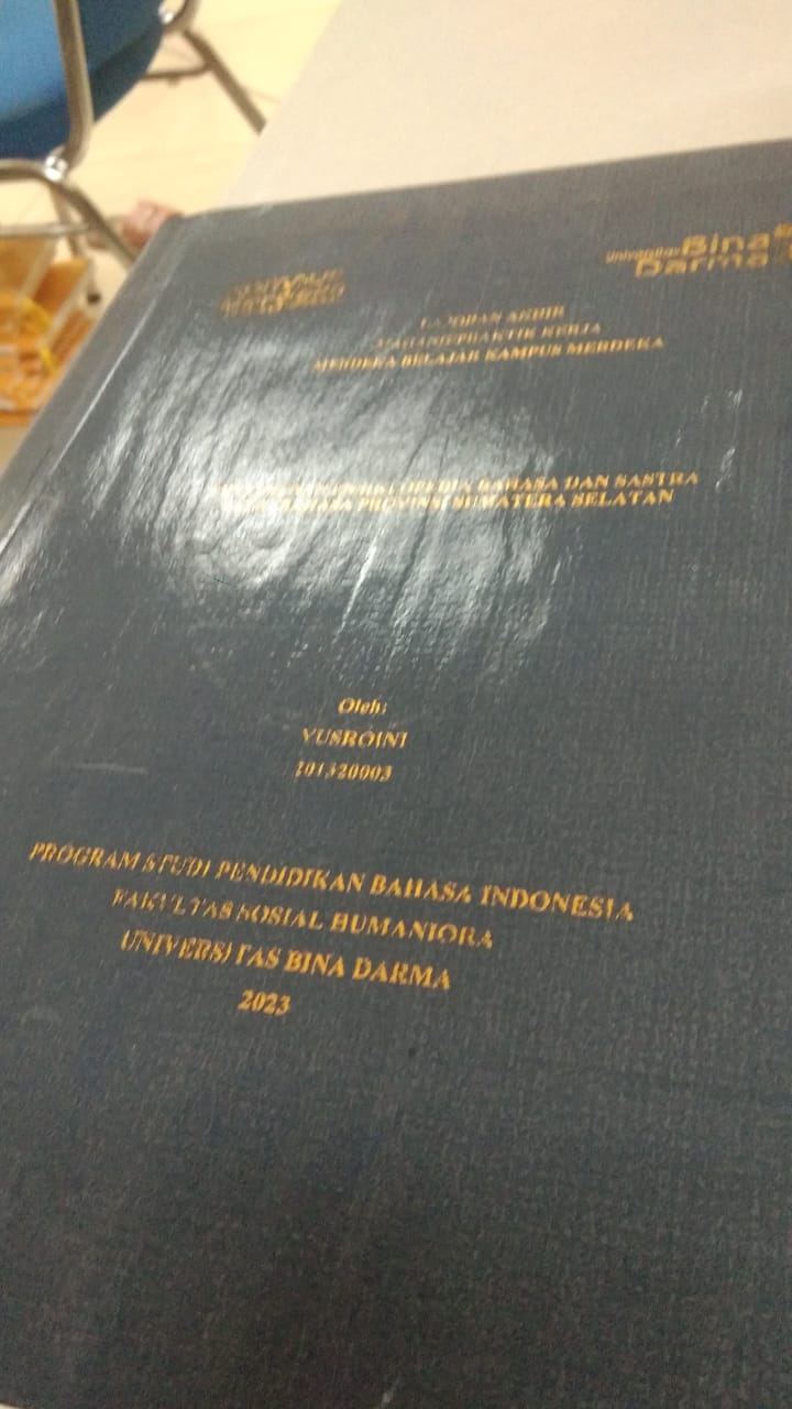 Cover PENYUSUNAN ENSIKLOPEDIA BAHASA DAN SASTRA BALAI BAHASA PROVINSI SUMATERA SELATAN / YUSROINI