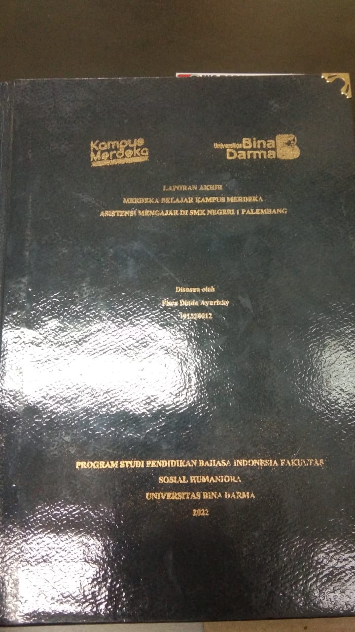 Cover LAPORAN AKHIR MBKM ASISTENSI MENGAJAR DI SMK 1 PALEMBANG / FISCA DINDA AYURIZKY