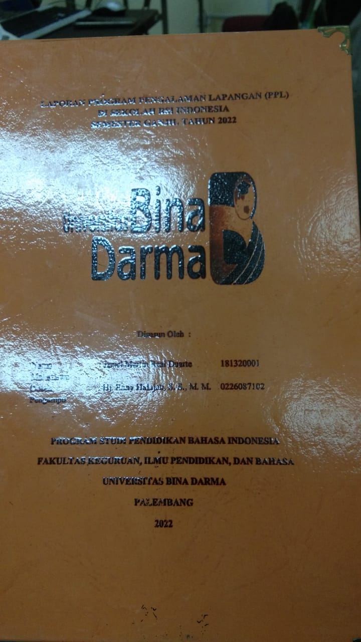 Cover LAPORAN PROGRAM PENGALAMAN LAPANGAN DI SEKOLAH RSI INDONESIA SEMESTER GANJIL TAHUN 2022 / JAZIEL MARTIN REAL DUARTE