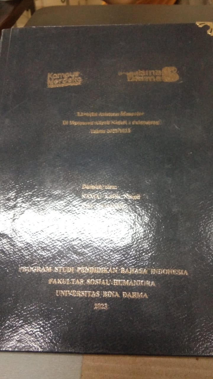 Cover LAPORAN ASISTENSI MENGAJAR DI MADRASA ALIYAH NEGERI 2 PALEMBANG TAHUN 2022/2023 / ADELIA NINGSI