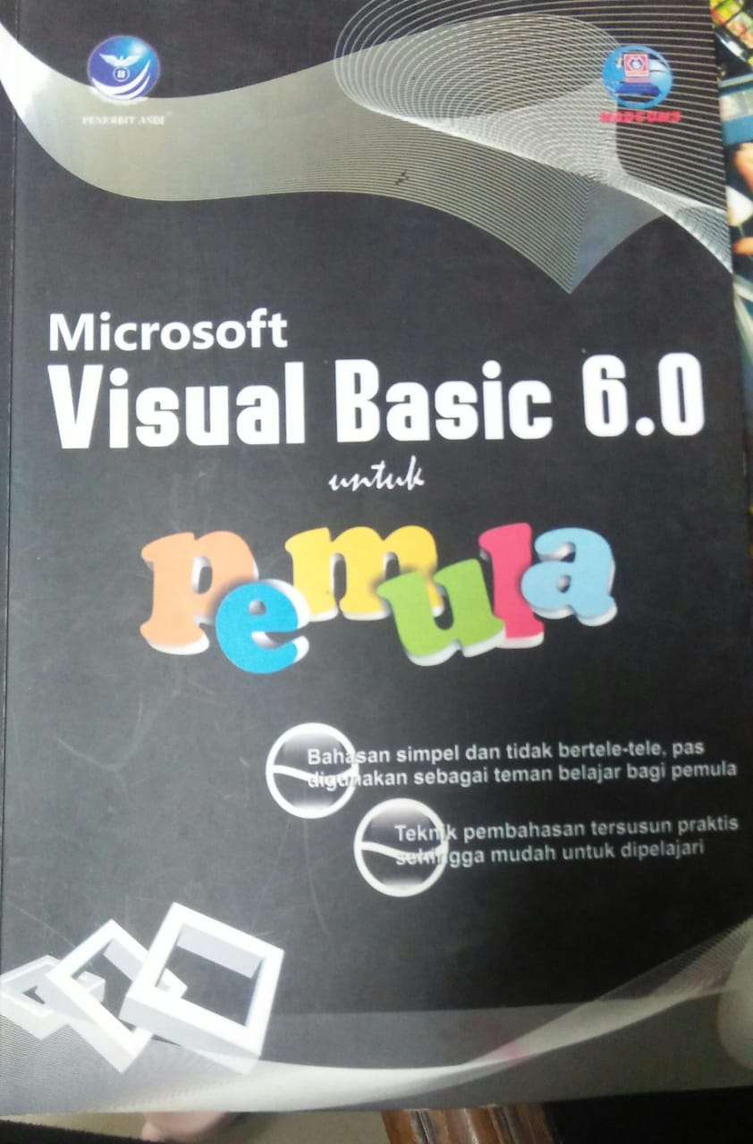 Cover MICROSOFT VISUAL BASIC 6.0 UNTUK PEMULA / Madcoms