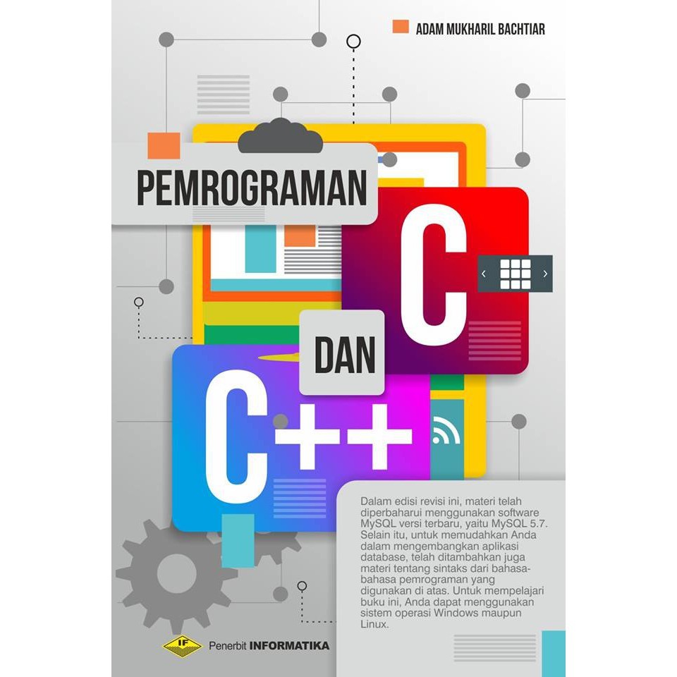 Cover PEMROGRAMAN C DAN C++ / Adam Mukharil Bachtiar