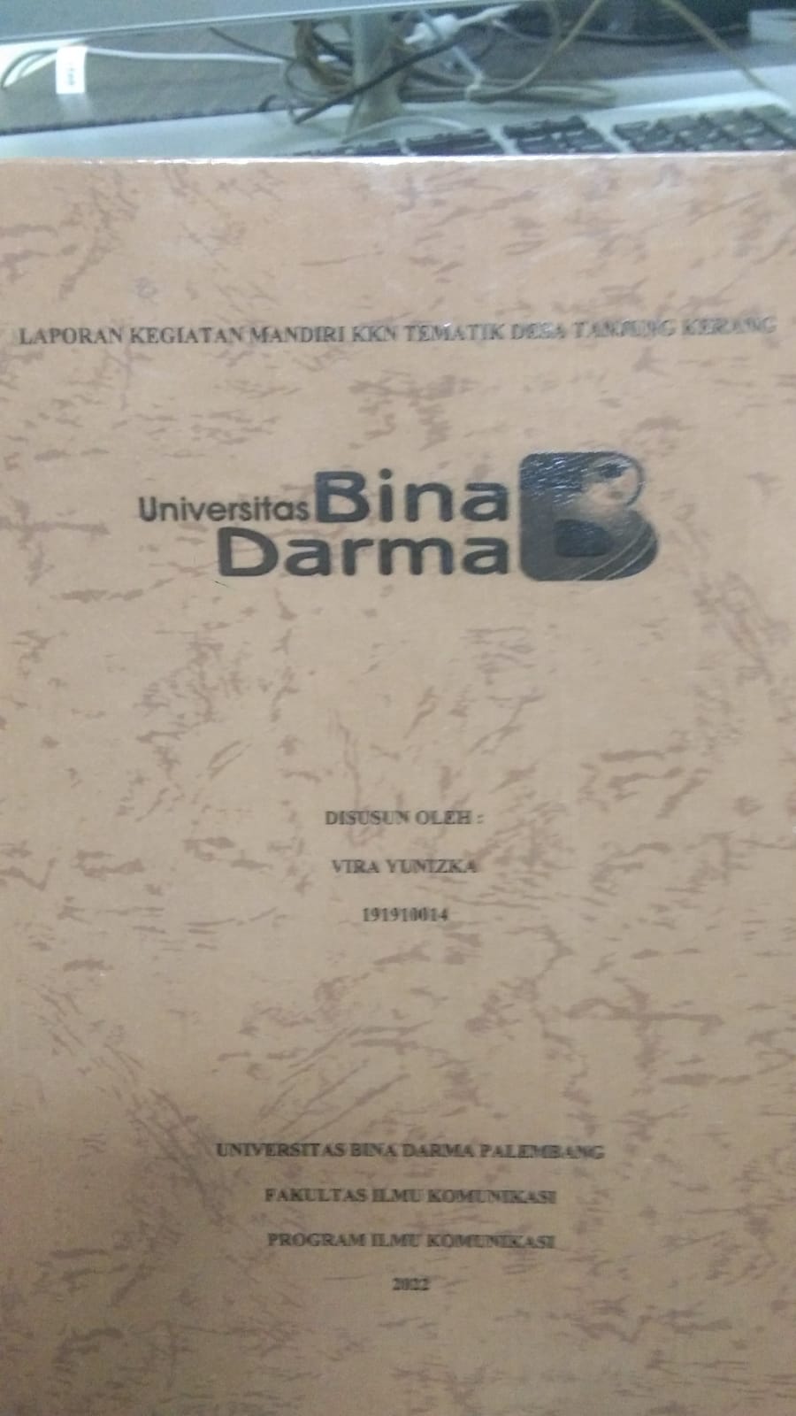 Cover LAPORAN KEGIATAN MANDIRI KKN DESA TANJUNG KERANG / VIRA YUNIZKA
