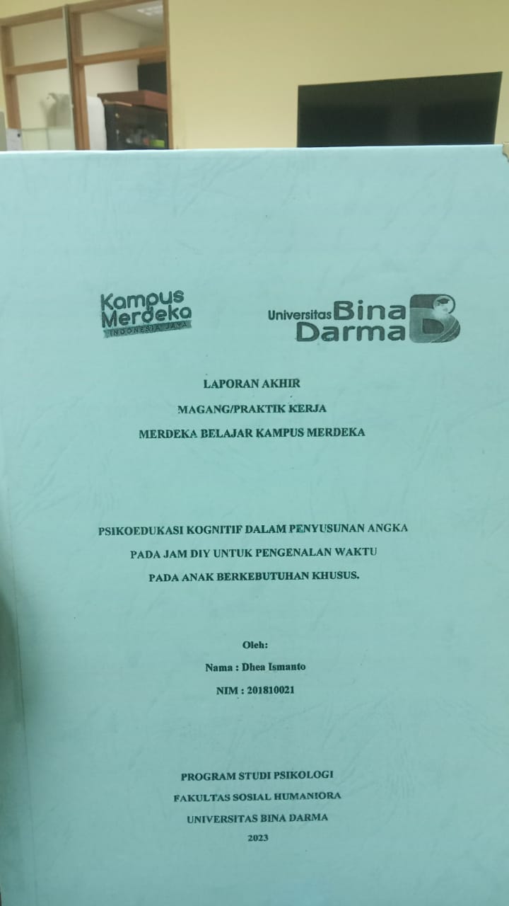 Cover PSIKOEDUKASI KOGNITIF DALAM PENYUSUNAN ANGKA PADA JAM DIY UNTUK PENGENALAN WAKTU PADA ANAK BERKEBUTUHAN KHUSUS / DHEA ISMANTO