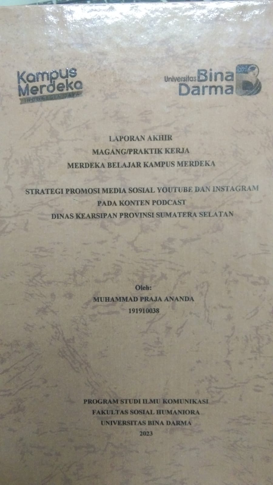 Cover IMPLEMENTASI EVENT SEBAGAI MEDIA PROMOSI DI SMK NEGERI 1 SEKAYU / AGUS REDY ANANTO