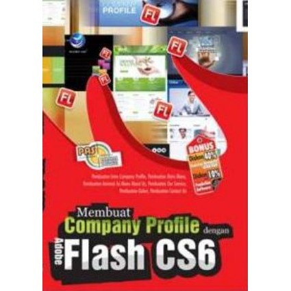 Cover MEMBUAT COMPANY PROFILE DENGAN ADOBE FLASH CS6 / Wahana Komputer