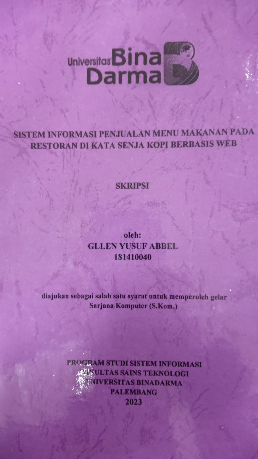 Cover SISTEM INFORMASI LAUNDRY SIMPLEPRES MENGGUNAKAN METODE EXTREME PROGRAMMING (XP) / BERRY RAMADHAN