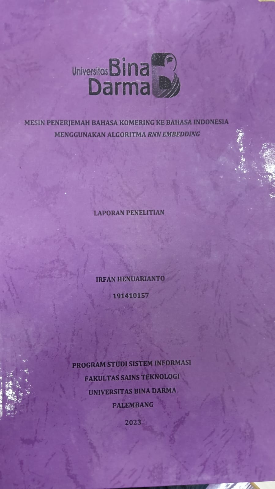 Cover PERANCANGAN SISTEM INFORMASI KELURAHAN AIR BATU KABUPATEN BANYUASIN BERBASIS WEB / SAVANA SALSABILLA
