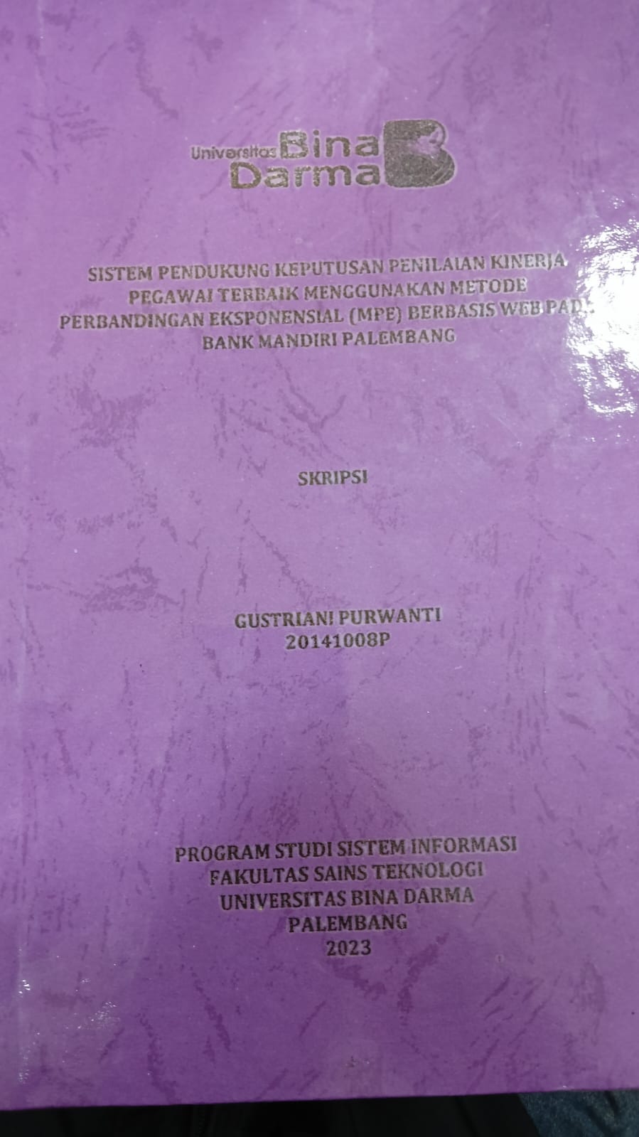 Cover PENERAPAN RANCANG BANGUN SISTEM INFORMASI KEHADIRAN GURU MENGGUNAKAN QR CODE BERBASIS WEB DI SMK NEGERI 1 PRABUMULIH / RENDY ROUNALDO