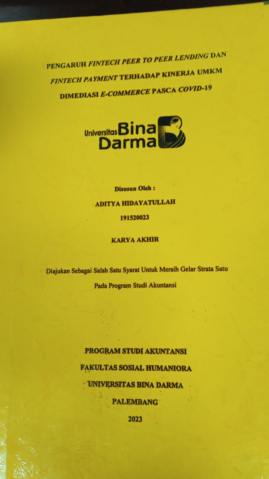 Cover ANALISIS FAKTOR-FAKTOR PENYEBAB KETERLAMBATAN PELAKSANAAN PEMBANGUNAN PROYEK RUMAH SUSUN PONDOK PESANTREN NURUL ILMI KAB. BANYUASIN / Murni Ardiyanti