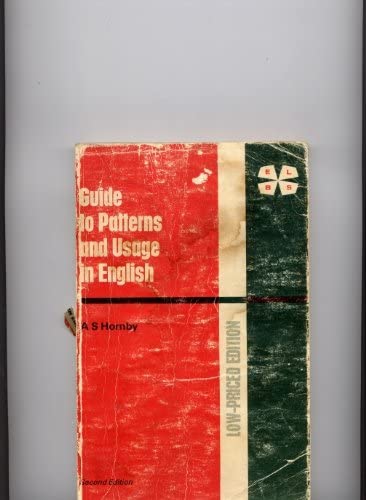 Cover Guide To Patterns And Usage In English / A S Hornby