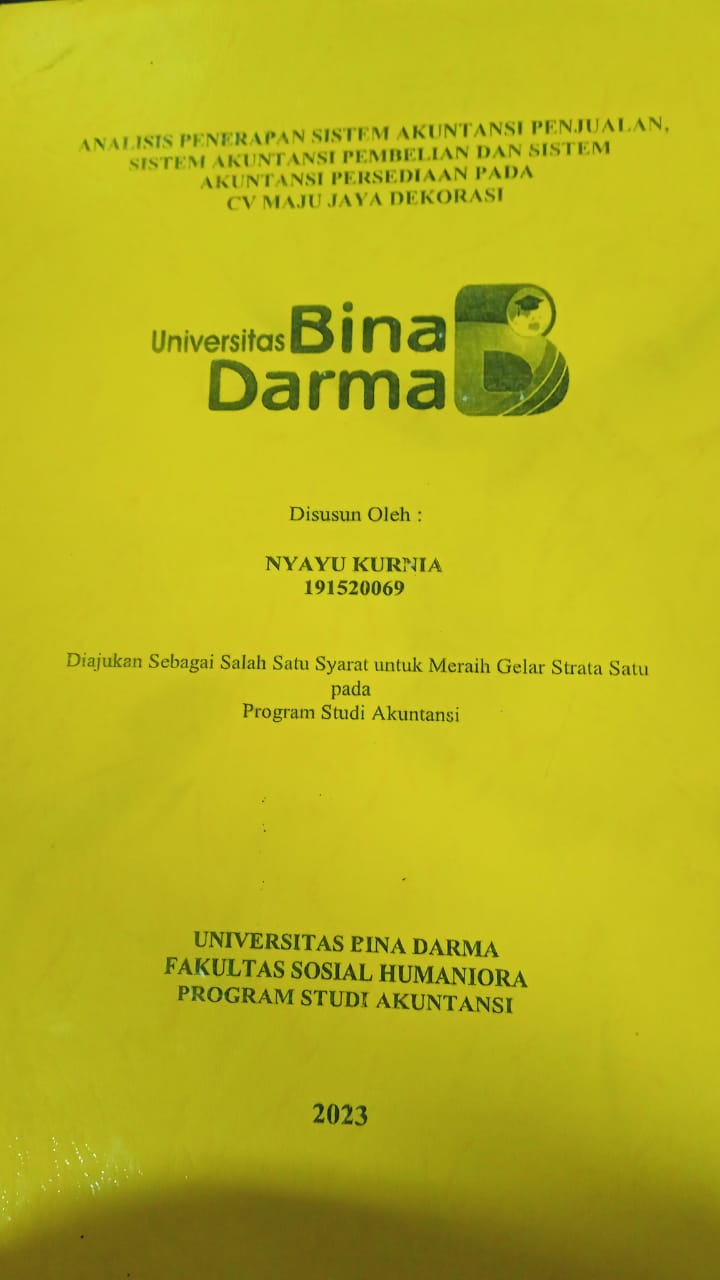 Cover EVALUASI SISTEM INFORMASI AKADEMIK DENGAN METODE USABILITY SI STIK BINA HUSADA PALEMBANG / Aditya Putra