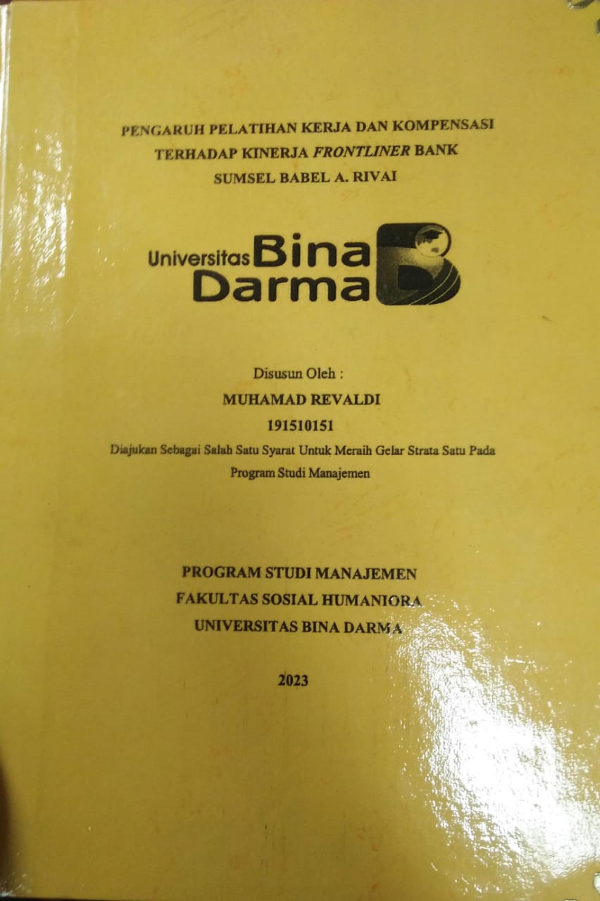 Cover PENGARUH PERSON ORGANIZATION FIT DAN KEPUASAN KERJA TERHADAP KINERJA PERAWAT RSUD SITI FATIMAH PROVINSI SUMATERA SELATAN / MUQIBATUL KHOIROH