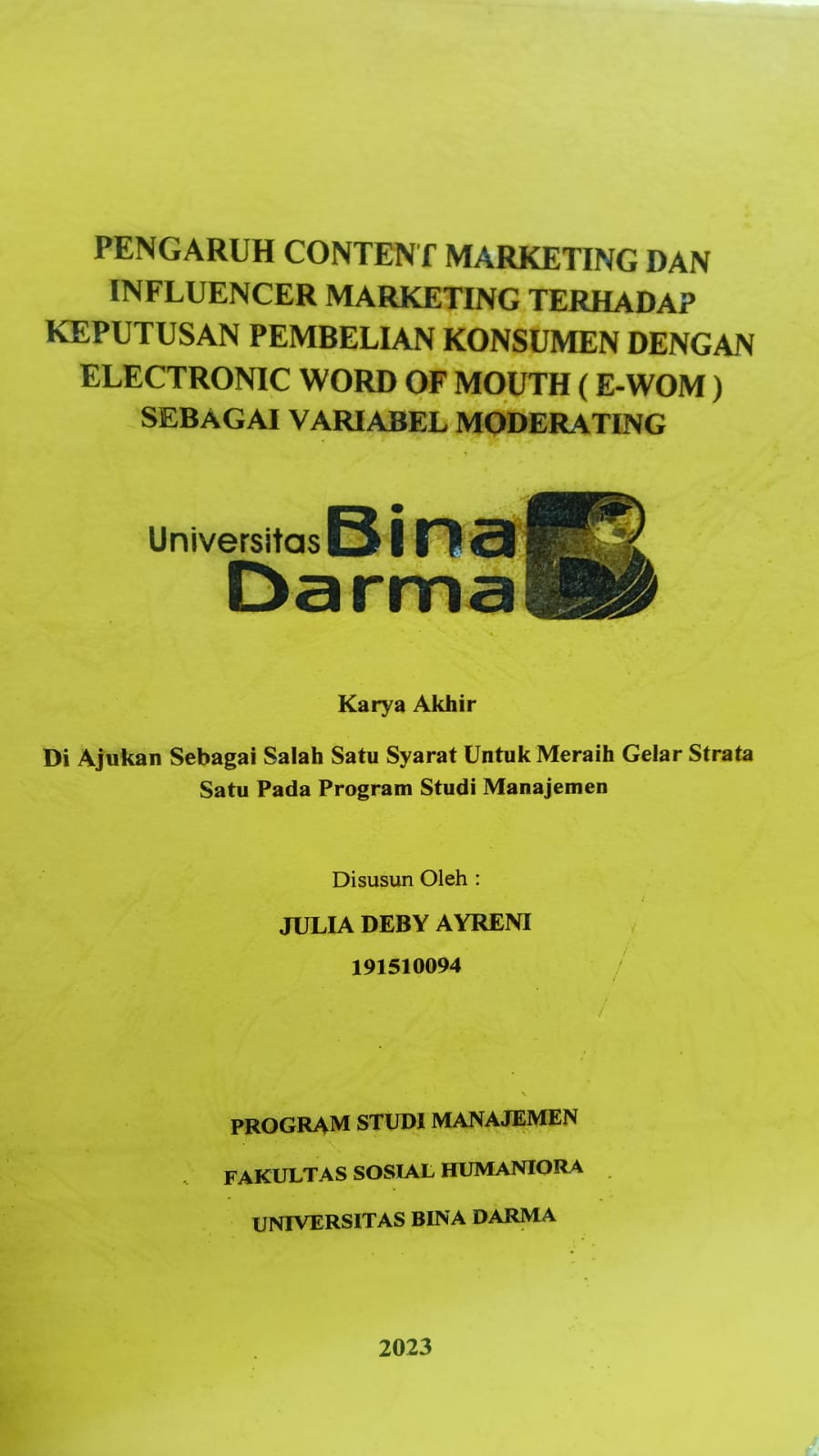 Cover ANALISIS KETERLAKSANAA PROJEK PENGUATAN PROFIL PELAJAR PANCASILA (P5) DI SMK NEGERI 1 GELUMBANG KABUPATEN MUARA ENIM / Wulan Prenika