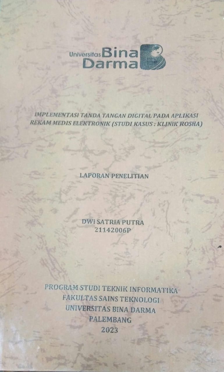 Cover KUALITAS LAYANAN KAMAR DALAM TINGKAT KEPUASAN PELANGGAN DI HOTEL CARRISSIMA PALEMBANG / Rendi Wijaya