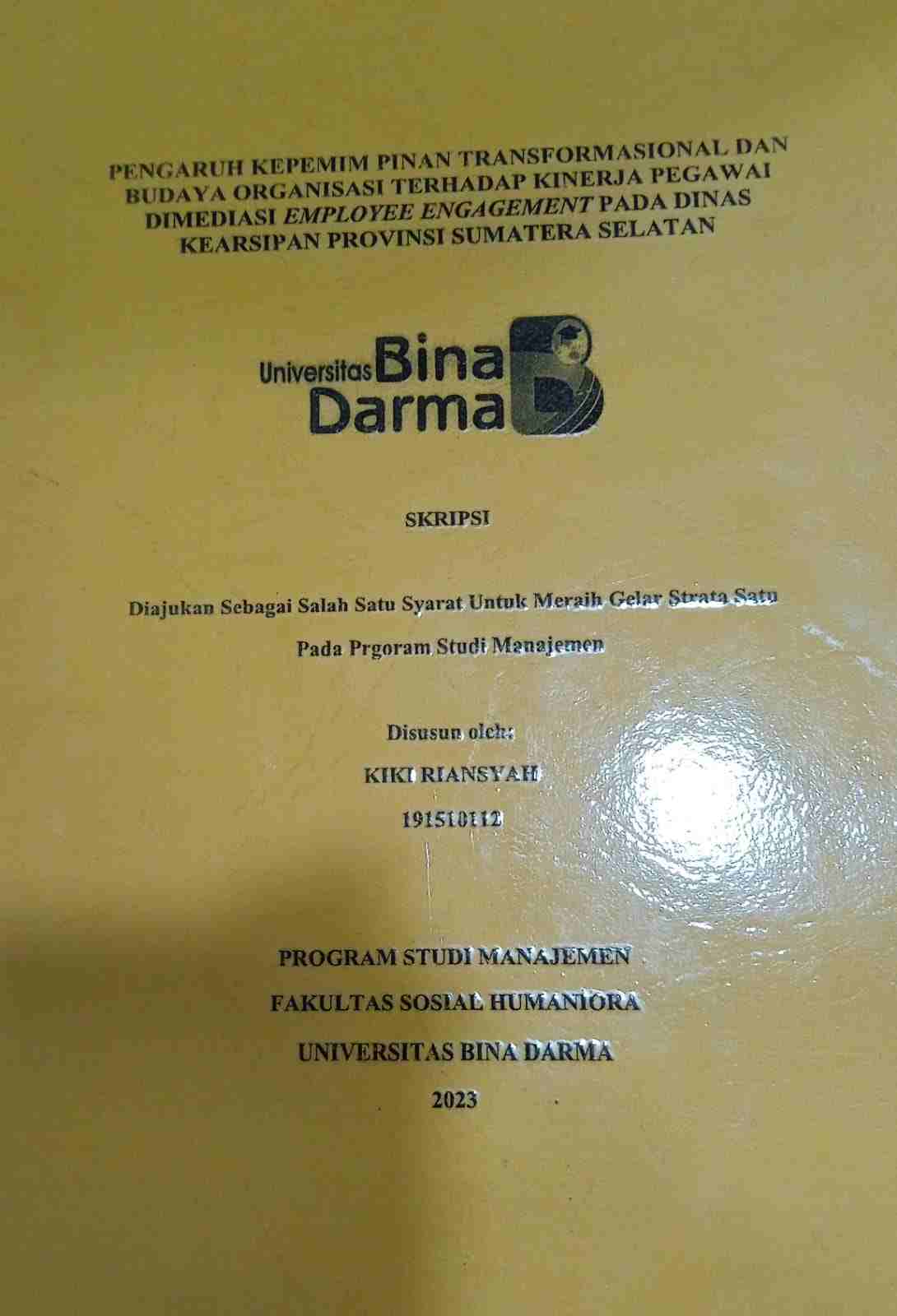 Cover STRATEGI KOMINIKASI PARIWISATA PADA PENGEMBANGAN PROMOSI DESA WISATA GLEBEK DALAM KABUPATEN BANYUASIN SUMATERA SELATAN / ELLY OKTARINA