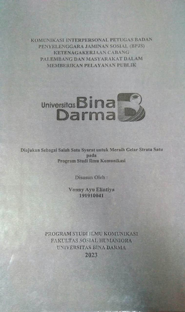 Cover STRATEGI KOMUNIKASI PEMASARAN WISATA DALAM MEMPROMOSIKAN WISATA SEMBAWA AGROPARK DI KEC.SEMBAWA KAB.BANYUASIN / FELIN NUARI HADITA