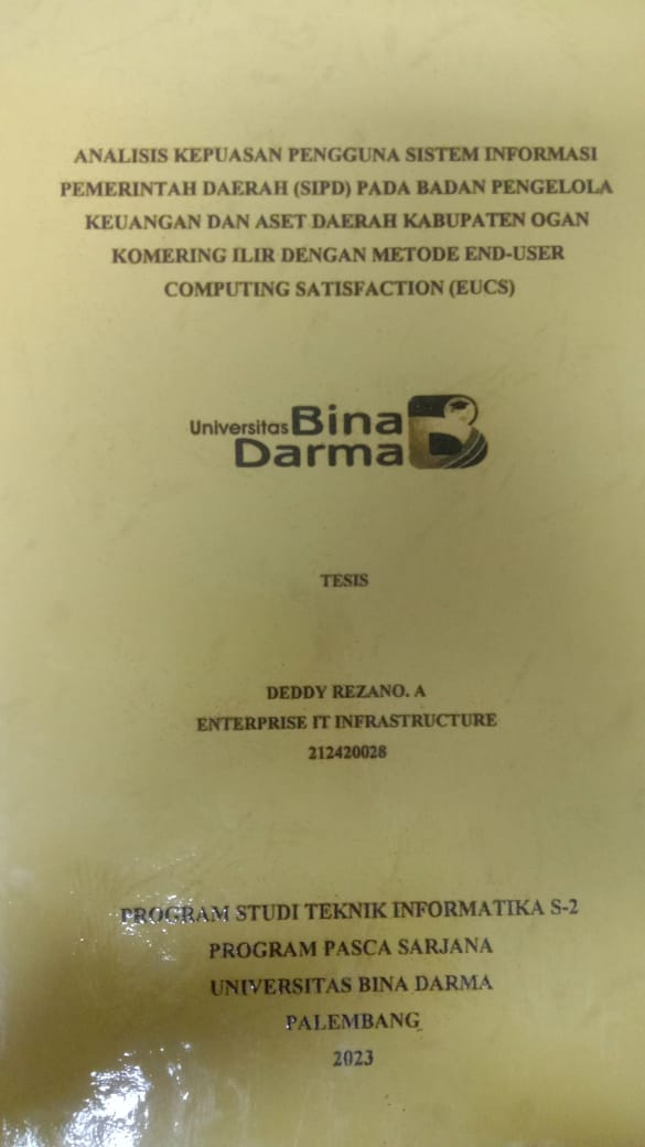 Cover ANALISIS LAYANAN DIGITAL SP4N E-GOVERNMENT PADA PEMERINTAH KOTA PAGAR ALAM MENGGUNAKAN MODEL DELONE END MCLEAN / MUHAMMAD MARZUKI