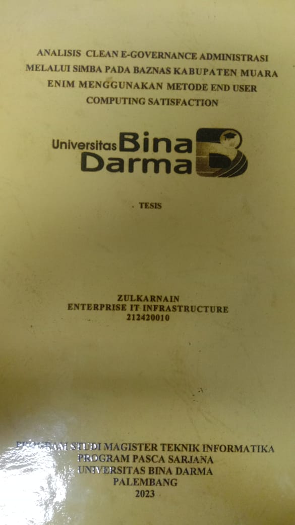 Cover EVALUASI KUALITAS PELAYANAN PADA SISTEM INFORMASI AKADEMIK UNIVERSITAS MUSI RAWAS MENGGUNAKAN MODEL WEBQUAL 4.0 DAN IMPORTANCE PERFORMANCE ANALYSIS (IPA) / ARI HARDIYANTORO SUSANTO