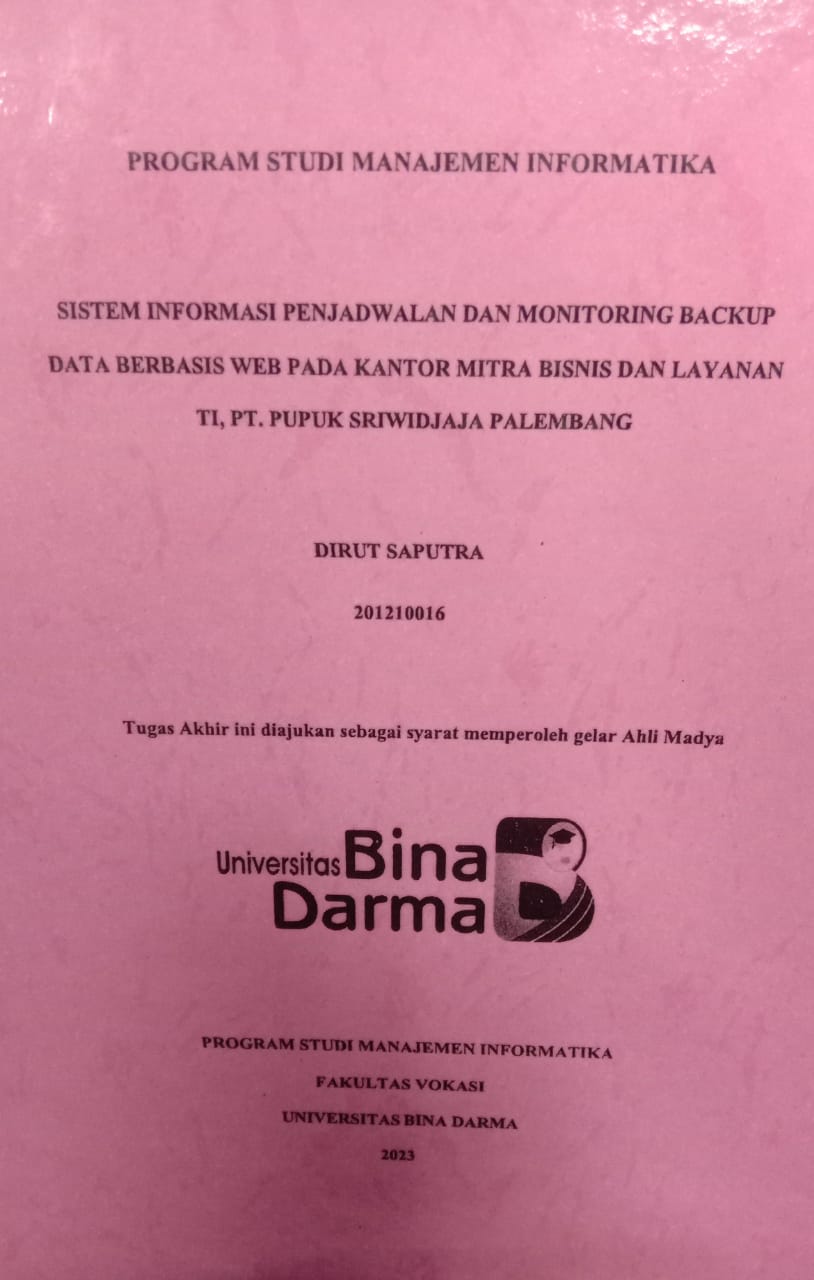 Cover KLASIFIKASI PENYAKIT DIABETES MENGGUNAKAN METODE SUPPORT VECTOR MACHINE PADA RUMAH SAKIT UMUM PRABUMULIH / CANDI ALDAMA
