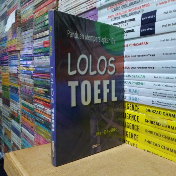 Cover Panduan Mempersiapkan Diri Lolos TOEFL / Mr. Devilito