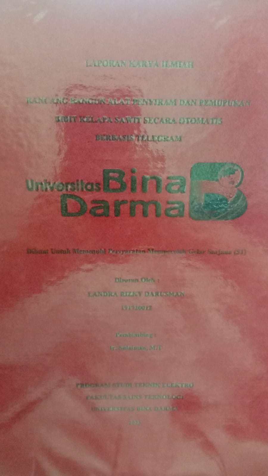 Cover RANCANG BANGUN MOTOR PERAHU NELAYAN BERTENAGA LISTRIK FORWAD REVESE SERTA PENGATUR  KECEPATAN MENGGUNAKAN MIKROKONTROLER ARDUINO UNO / BIMA RIANSYAH