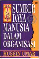 Cover RISET SUMBER DAYA MANUSIA DLAM ORGANISASI / Husein Umar