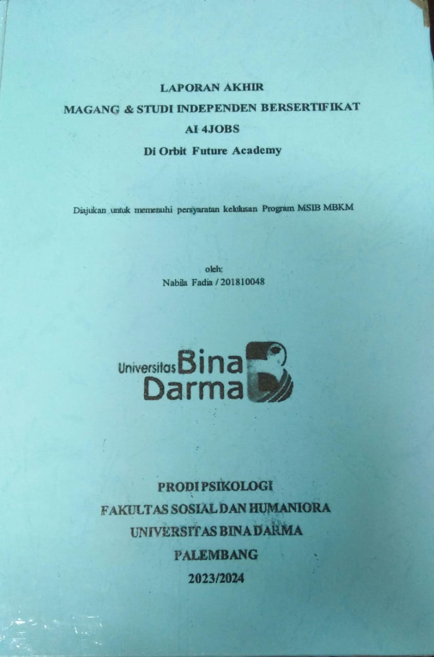 Cover AI 4JOBS DI ORBIT FUTURE ACADEMY / Nabila Fadia