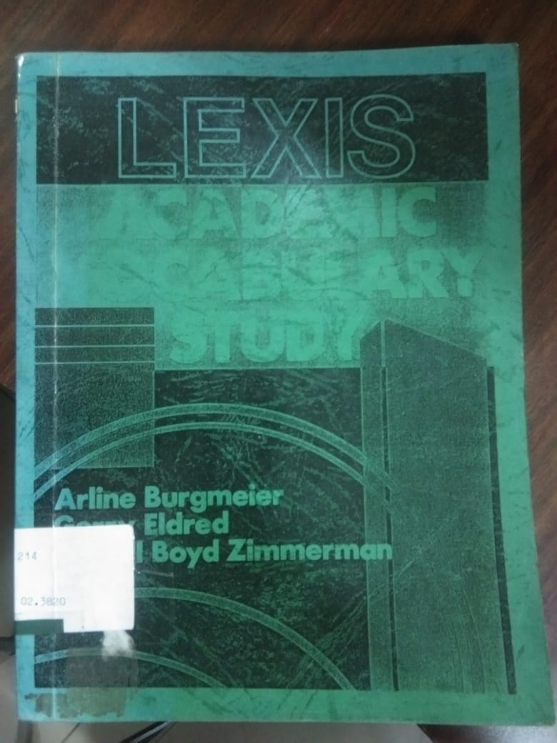 Cover LEXIS :  Academic Vocabulary Study / Arline Burgmeier, Gerry Eldred & Cheryl Boyd Zimmerman