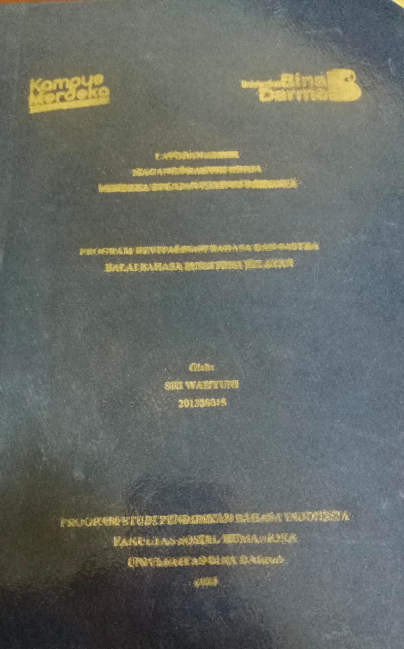 Cover "PERKENALAN UKBI ADAPTIF MERDEKA DAN MANFAATNYA" UJI KEMAHIRAN BAHASA INDONESIA BALAI BAHASA PROVINSI SUMATERA SELATAN TAHUN 2024 / Prisko Adi Saputra (211320015)